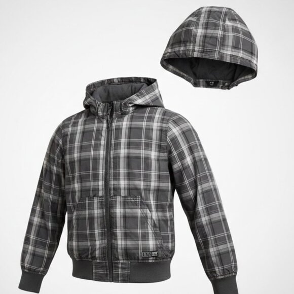 H&M Other - H&M Boys Plaid Hooded Jacket Boys Size 9-10